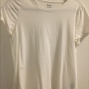 Madewell white cotton t-shirt